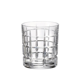 Krištolo stiklinės viskiui TIMESQUARE (450 ml. 6vnt)
