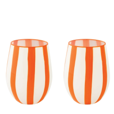 Stiklinės TWIST & MATCH ORANGE (2 vnt. 500 ml)
