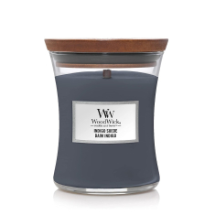 WoodWick svece "INDIGO SUEDE"