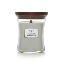 WoodWick svece "LAVENDER &amp; CEDAR"