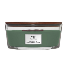 WoodWick svece „MINT LEAVES &amp; OAK“