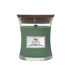 WoodWick svece „MINT LEAVES &amp; OAK“