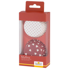 Papīra kēksiņu formiņas „COLOUR KITCHEN“ (48 gab.)