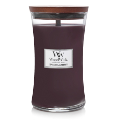 WoodWick svece "SPICED BLACKBERRY"