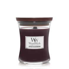 WoodWick svece "SPICED BLACKBERRY"